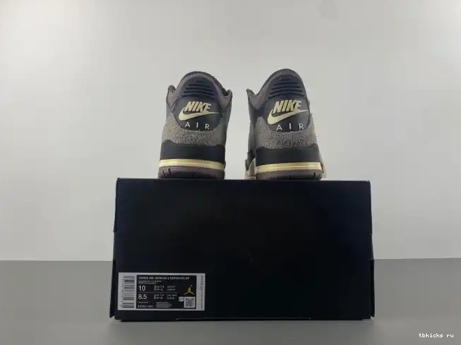 Cheap TB FZ4811-001 3 Air A Ma Maniere Black Jordan x 0613